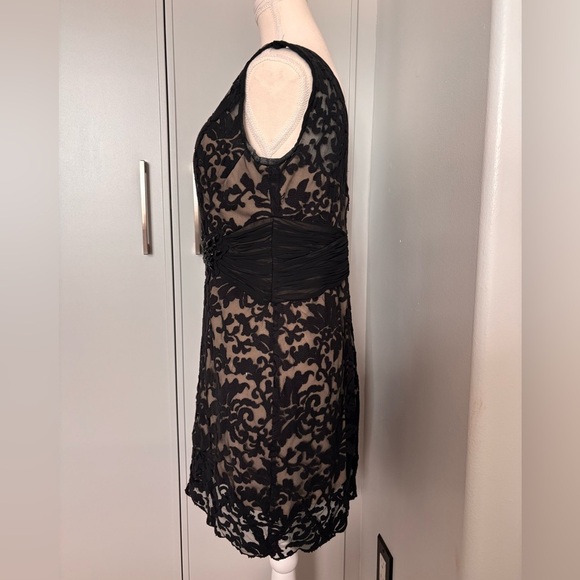Montage by Mon Cheri Black Lace Mini Dress - Picture 8 of 11